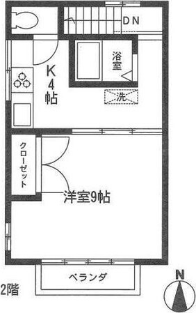 コーポ石井の物件間取画像